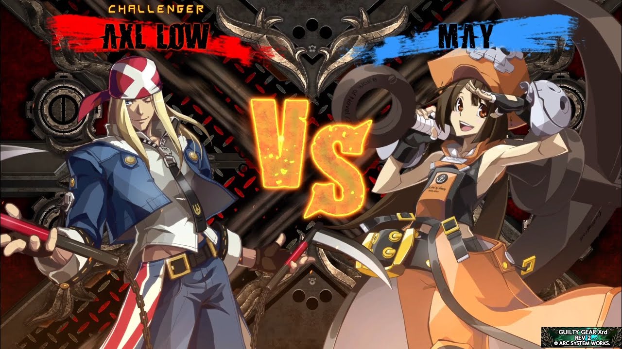 Guilty Gear Xrd Rev 2 Axl Low VS May