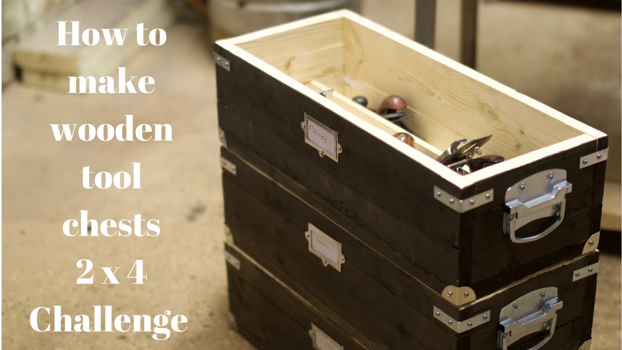How to make DIY wooded tool chests, Summers Woodworking 2x4 Challenge 2016