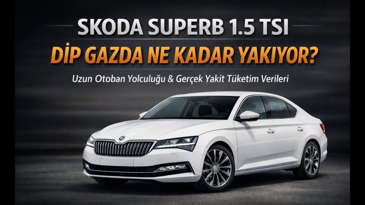 Skoda Superb 1.5 TSI 150 HP Otoban Sürüş Deneyimi | Gerçek Yakıt ve Ortalama Değerler