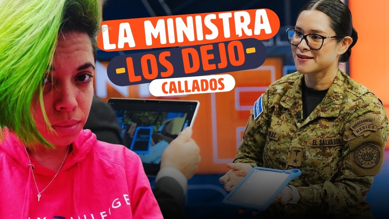 Ministra de Educación dejo CALLADO a Moises Urbina y a las Flaca de la Mara 18