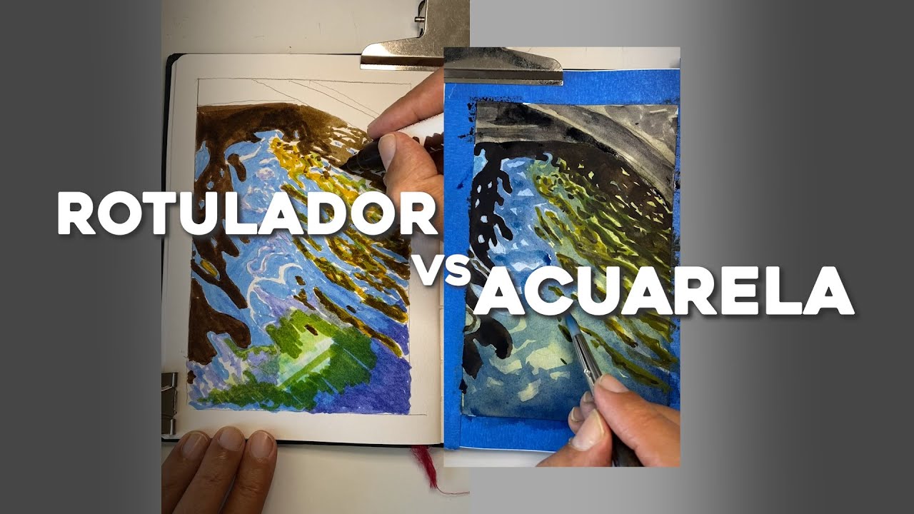 BATALLA DE COLOR  | Rotuladores X Acuarela | Juan Linares