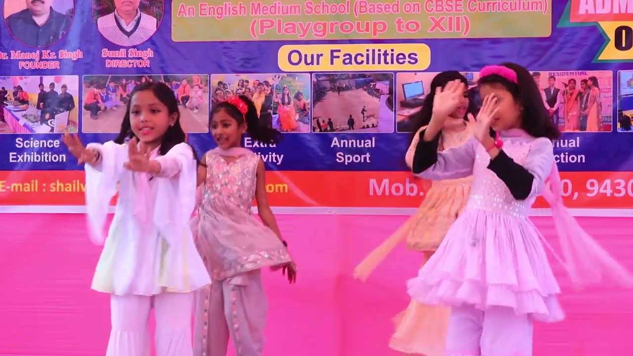 yaad piya ke aane llagi group dance performance in Shail Vidya Niketan