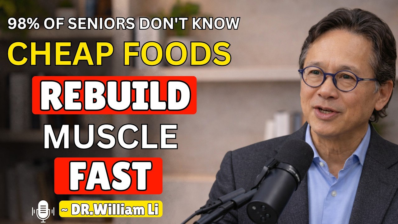 Over 60? Eat These 7 Cheap High-Protein Foods to Build Muscle Fast I Dr. William Li