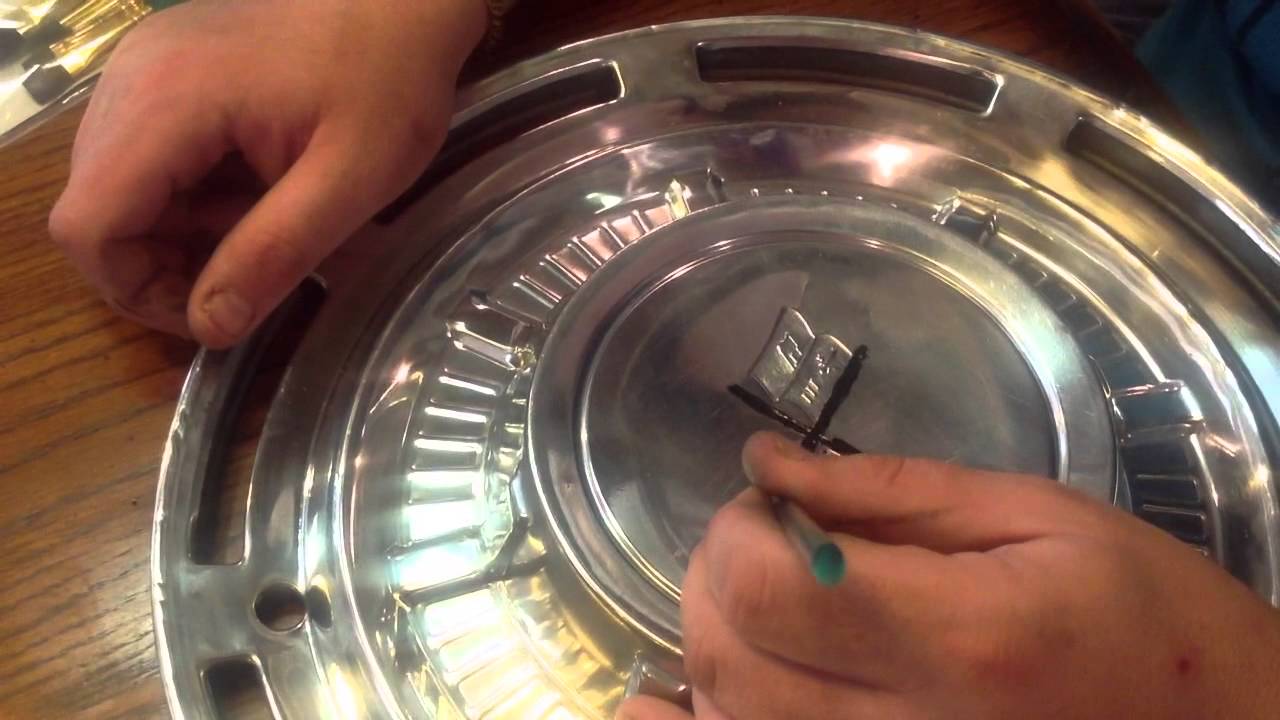 Jams 59 Chevy Parts- Custom Hubcap Painting