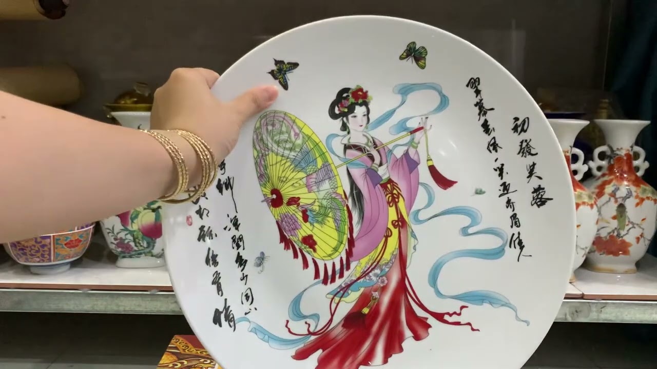 Gốm sứ giang Tây, dĩa tranh 35cm giá 250k 1/12/2025 gọi 0965946474