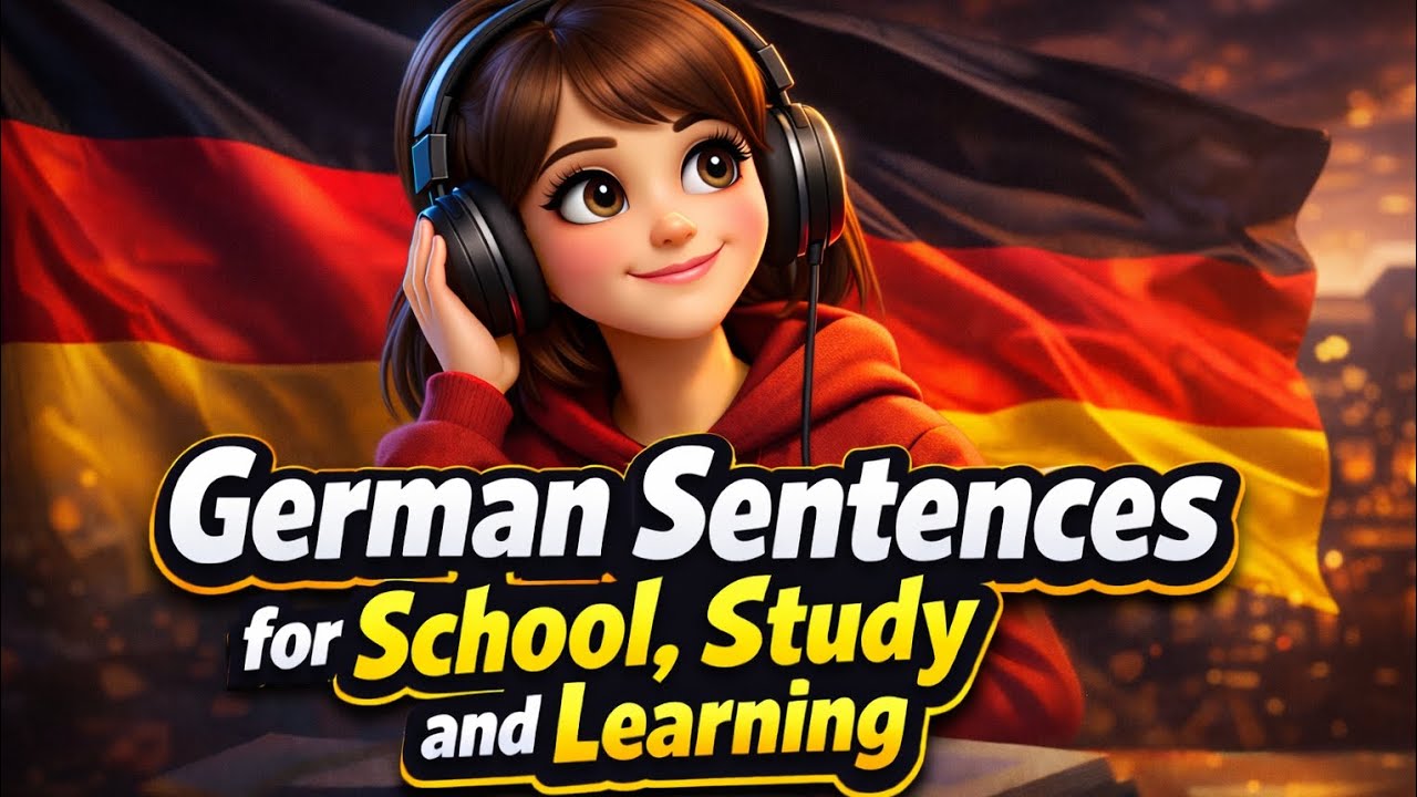 German Sentences for School, Study and Learning | Deutsche Sätze für Schule, Studium & Lernen👍🏻🇩🇪