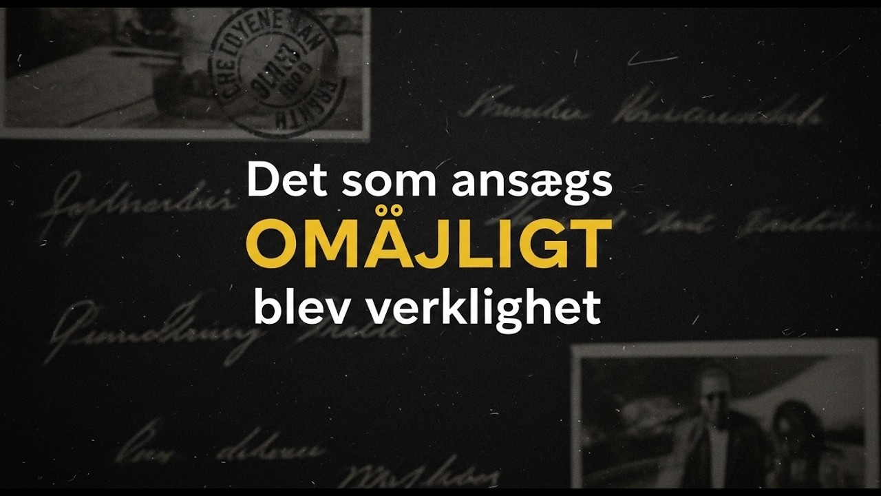 Det historiska skeendet som ans&aring;gs om&ouml;jligt &ndash; tills bevisen kom