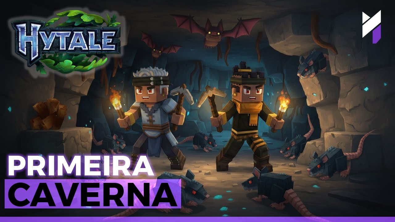 EXPLORANDO AS CAVERNAS DO HYTALE