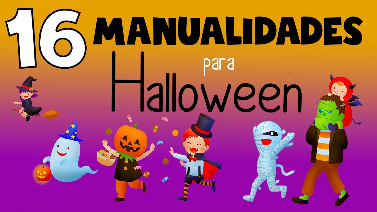 16 manualidades para HALLOWEEN fáciles con reciclaje