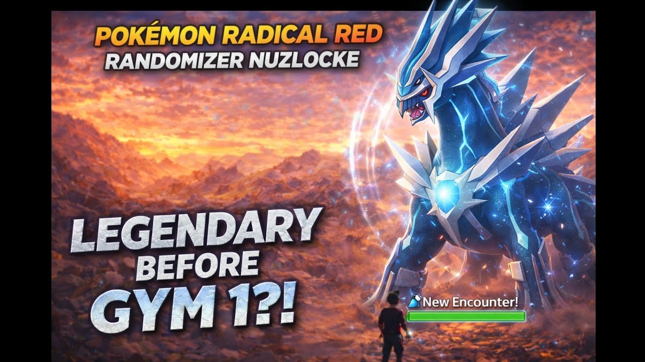 Radical Red Randomizer Nuzlocke Ep.1 | Catching A Legendary Before The First Gym