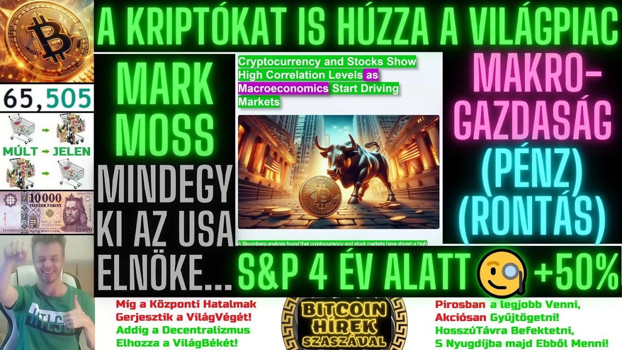 Bitcoin H&iacute;rek (2389) - A Kript&oacute;kat is H&uacute;zza a Vil&aacute;gPiac = MakroGazdas&aacute;g = P&eacute;nzRont&aacute;s🧐🚀🤑