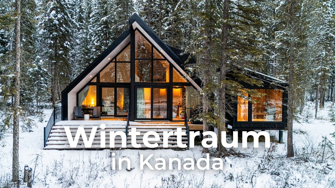 Mehr Winter Wonderland geht nicht! ❄️ Roomtour Golden Cabn in Kanada!