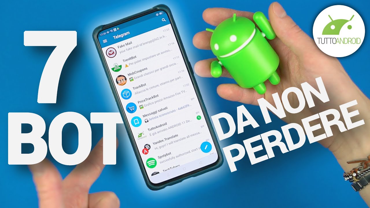 I miei 7 MIGLIORI Bot TELEGRAM DA PROVARE!