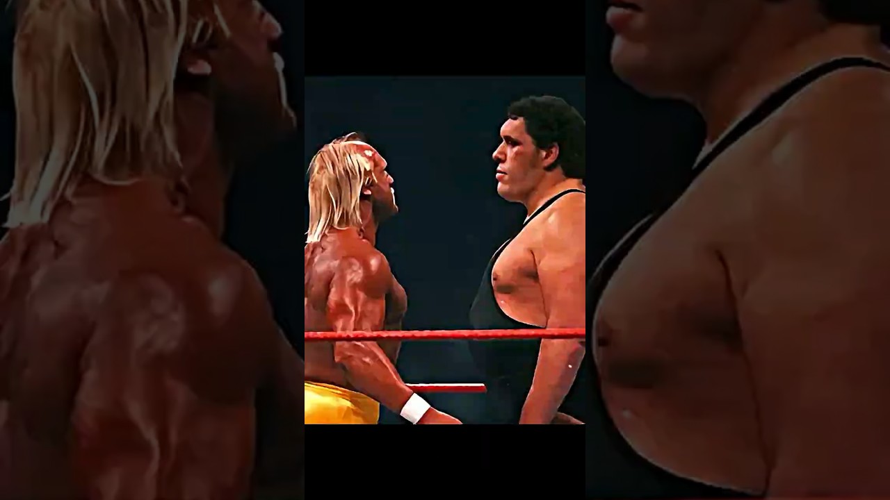 Hollywood Hulk Hogan vs. Andre the Giant - The Main Event 1988 | WWE Edit #wwe