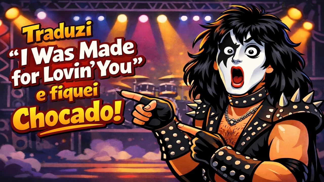 I Was Made for Lovin’ You em Português | KISS (FIQUEI CHOCADO!)