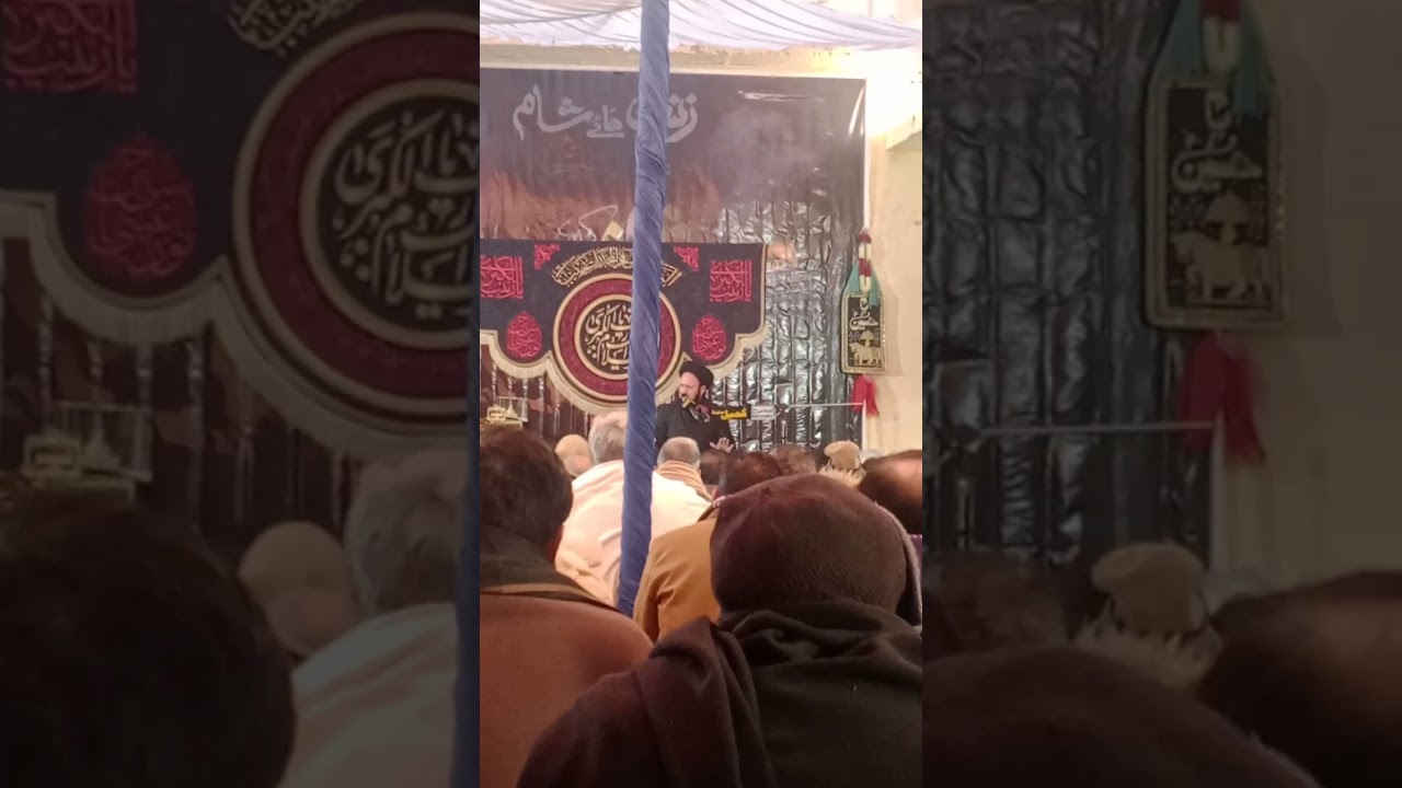 Allama Ali Hussain Madni Saib #15 Rajab # shadat bibi Zainab s.a #sultanpur #tazila azadari #live 