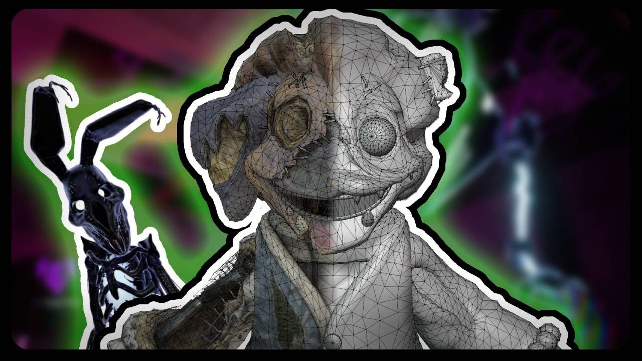Exposing FNAF Ruins Animaronic Models!! Part 2!