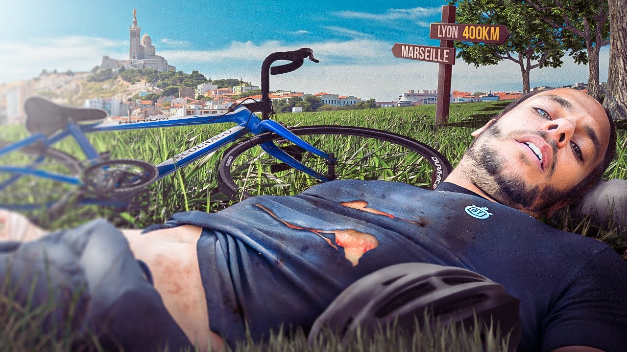 400km de VÉLO : LE PIRE DÉFI DE MA VIE (sans expérience 🥵)