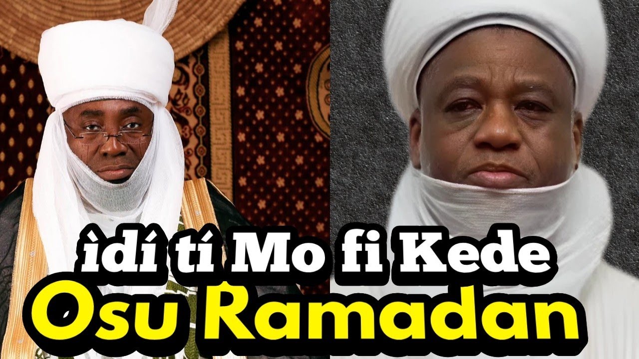 Ìdí tí Mo fi Kede oṣù ramadan sheikh Abdul Rasaq mufti Yorubaland sójú abẹ nikọ 