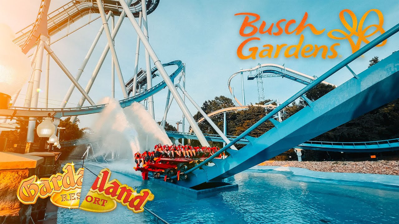 le attrazioni di Gardaland MA PIU GROSSE perch&eacute; siamo in America - Bush Gardens Williamsburg