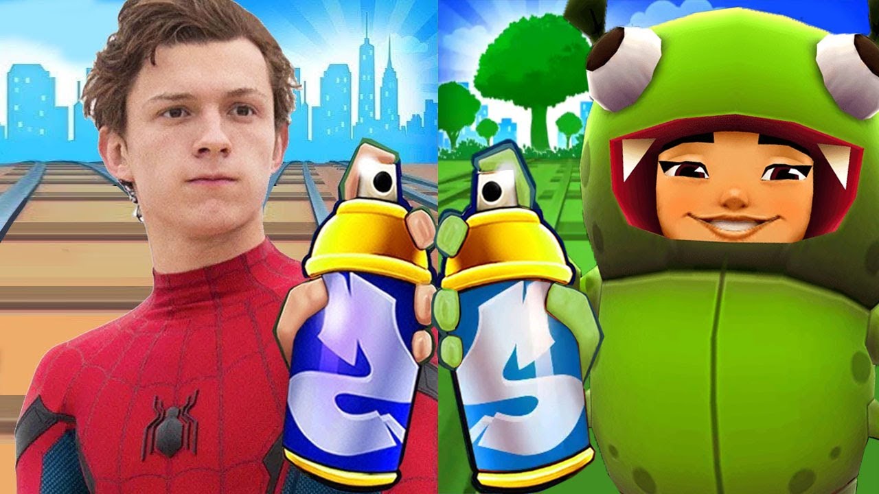 Subway Surfers Mumbai 2022 Play 2 Plant Yutani vs Spiderman Tom Holland Run Gameplay HD