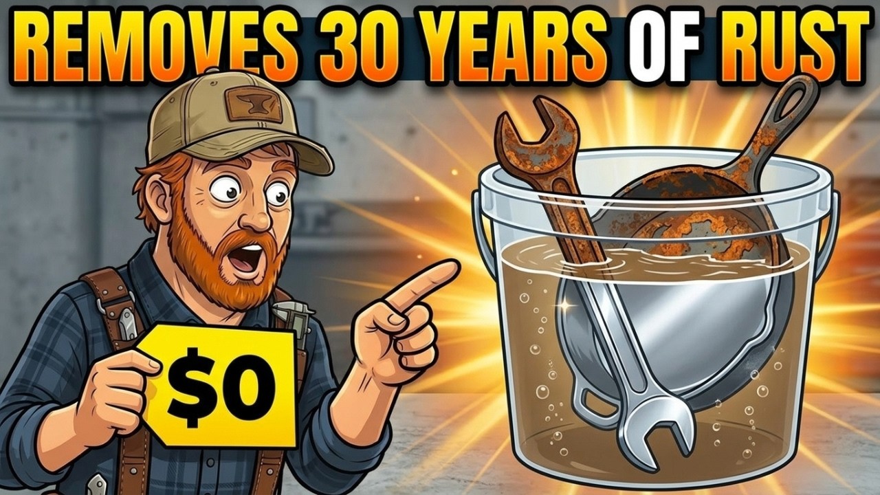 This $0 Fix Is the Only Rust Removal That Doesn't Destroy Your Metal. Why Does Nobody Know About It?
