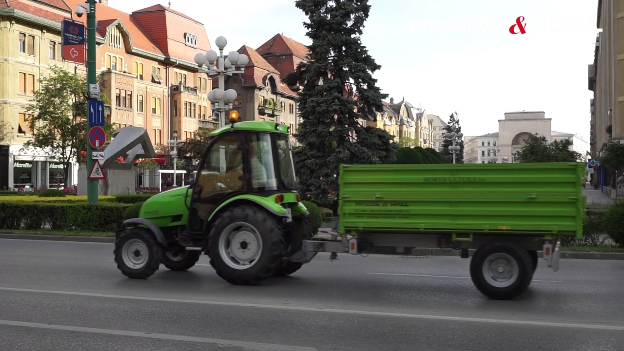 TUBER traktor a városban