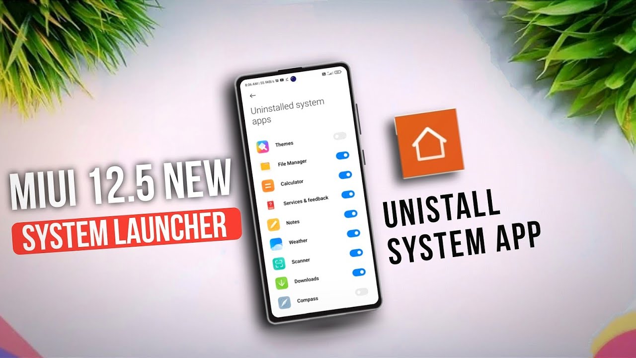 MIUI 12.5 New System Launcher Update | Unistall System Apps | Remove BLOATWARE | Ft RN10 Pro