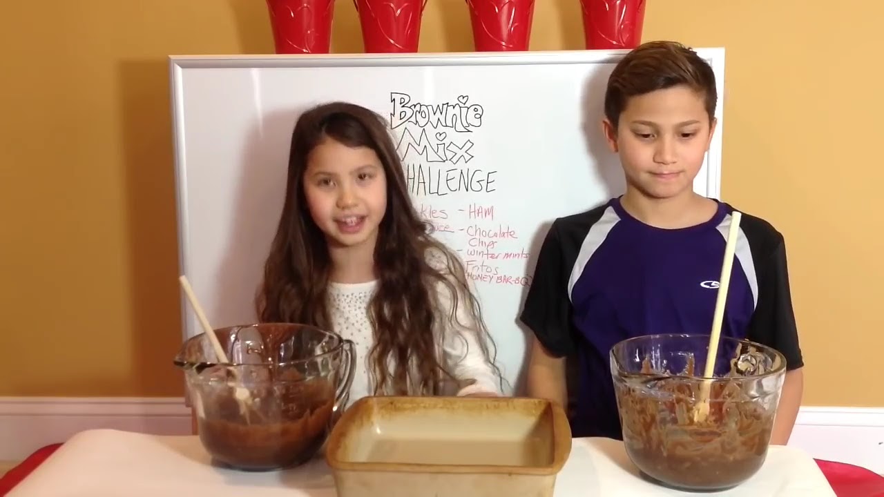 BROWNIE CHALLENGE || Kaden & Kiana