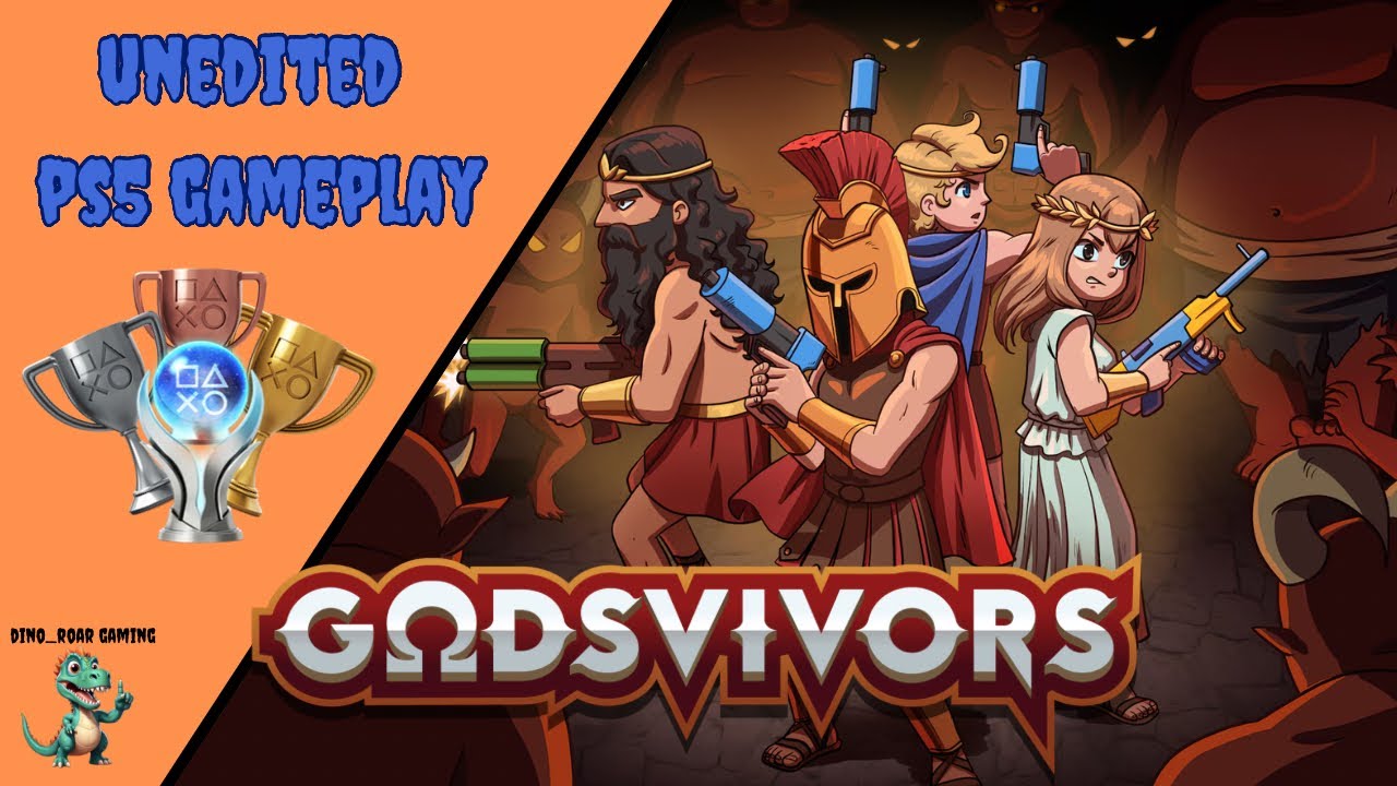 Godsvivors - First 10 Minutes Unedited Gameplay (PS4/PS5)