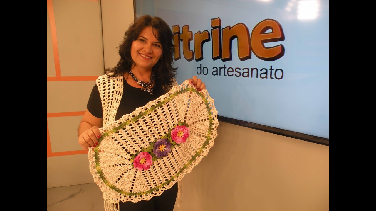 Tapete Prático com Flores com Glaucia Tamiossi | Vitrine do Artesanato na TV