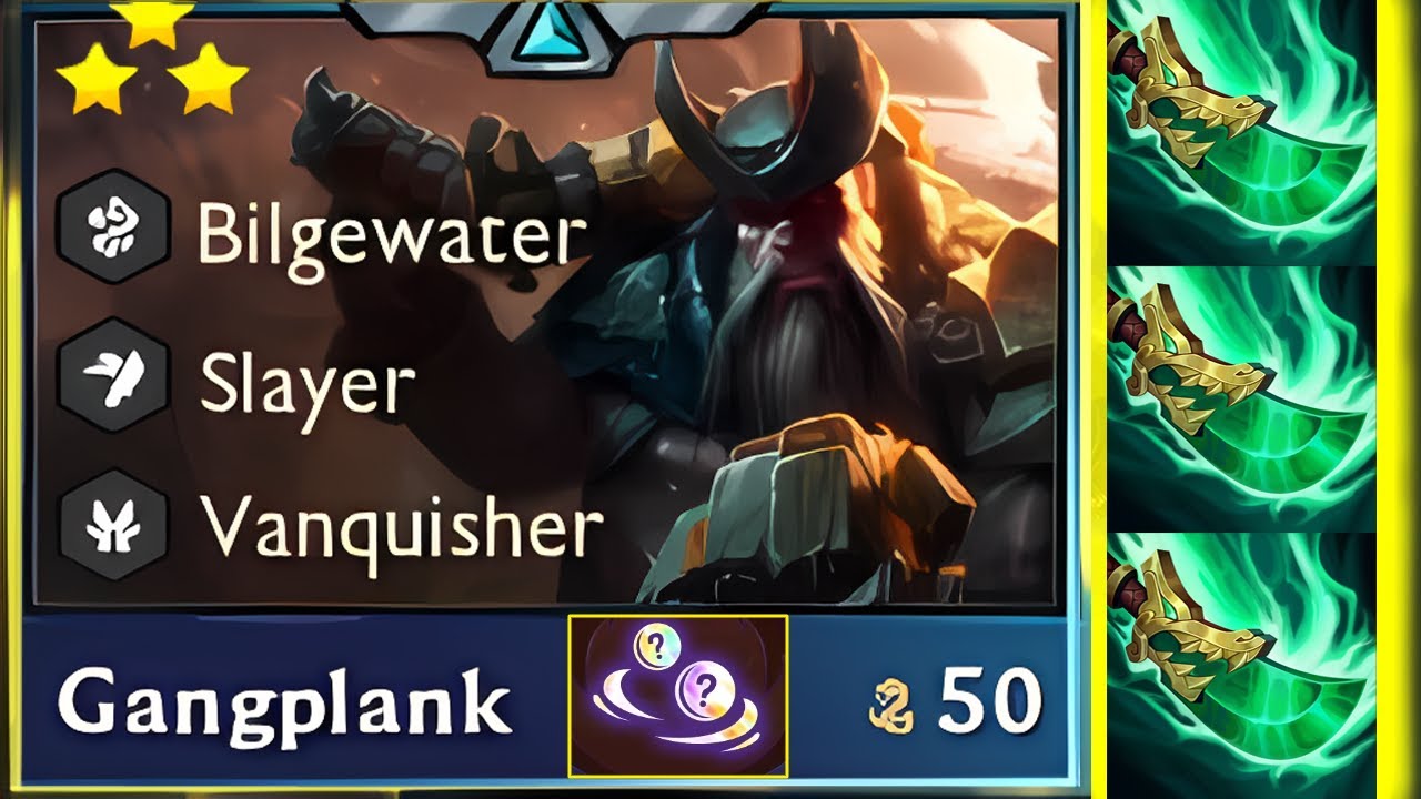 How Toxic is Gangplank ⭐⭐⭐ 3 Star with 3 Shojin BUILD | TFT SET 16