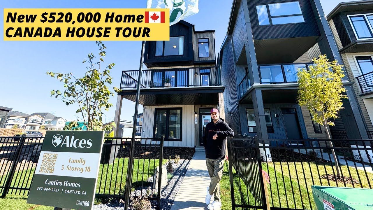 New Home Tour| 1944 Sqft House in Edmonton $520,000| Canada Home Tour
