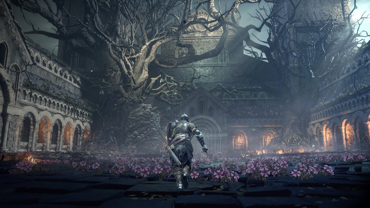 Dark Souls 3: Curse-Rotted Greatwood Boss Fight (4K 60fps)