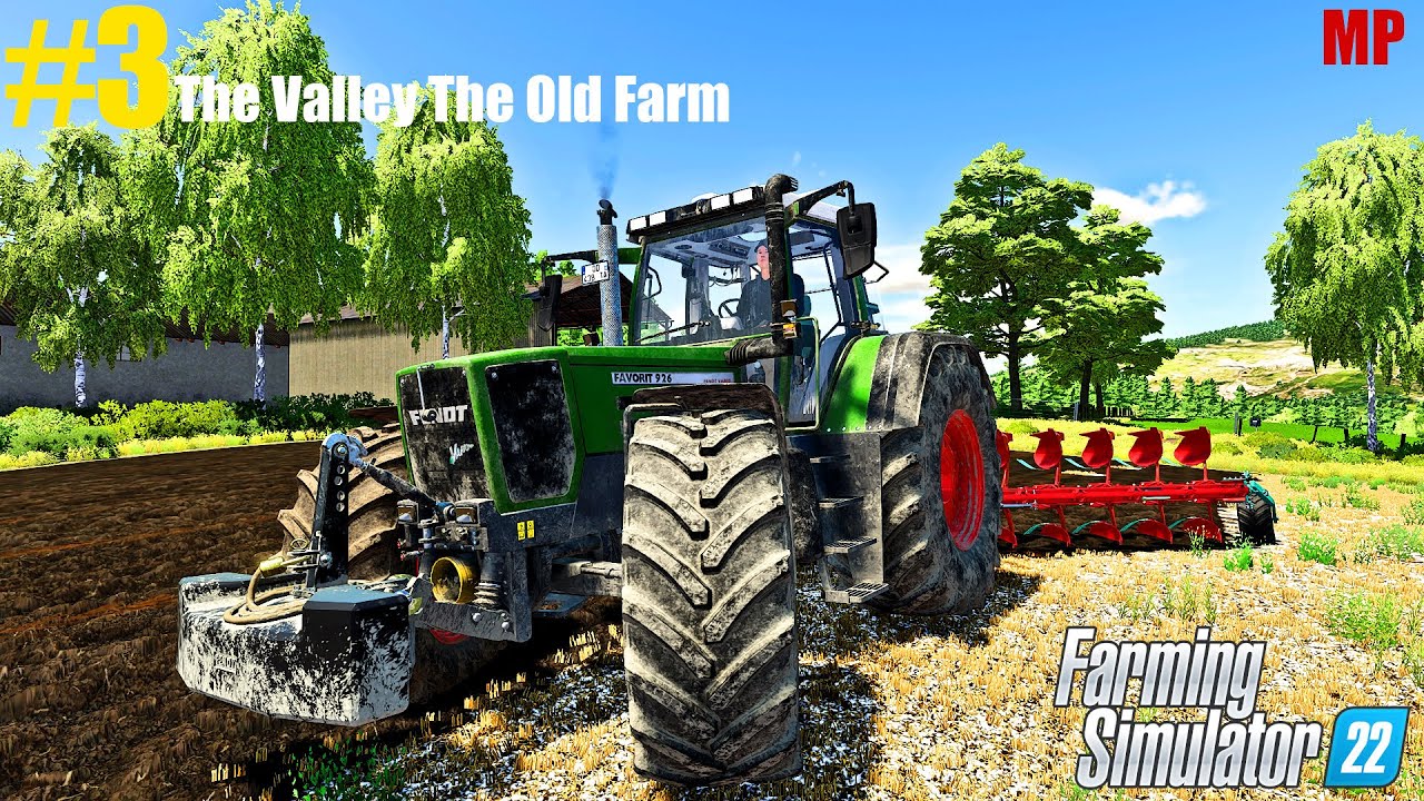 The Valley The Old Farm/Plowing field with Fendt/we do some contracts/Timelapse#3/FS22-Multplayer