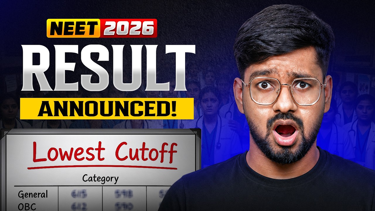 🚨 RE-NEET 2026 RESULT OUT! Is This the LOWEST Cutoff Ever? 😱 Full Analysis