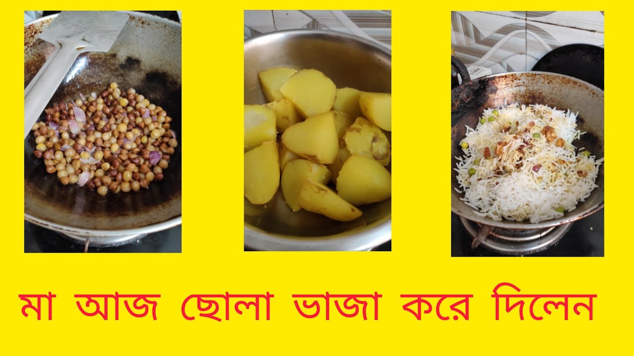 মা আজ ছোলা ভাজা করে দিলেন || vlog || SMART MISHTU