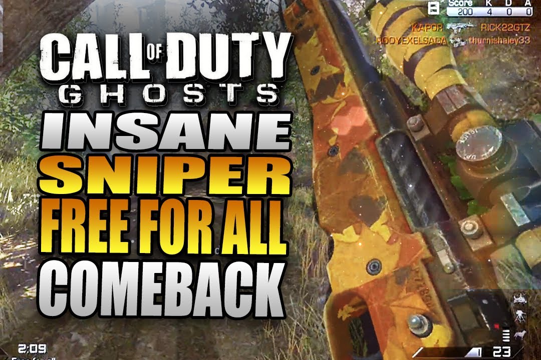 Call of Duty: Ghosts Quickscoping Gameplay - SILENCED L115 Multiplayer Gameplay on Xbox One