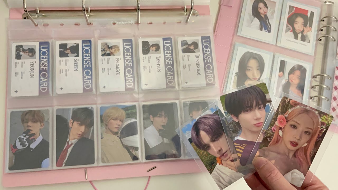 storing kpop photocards- Txt + Enhypen + TripleS + more