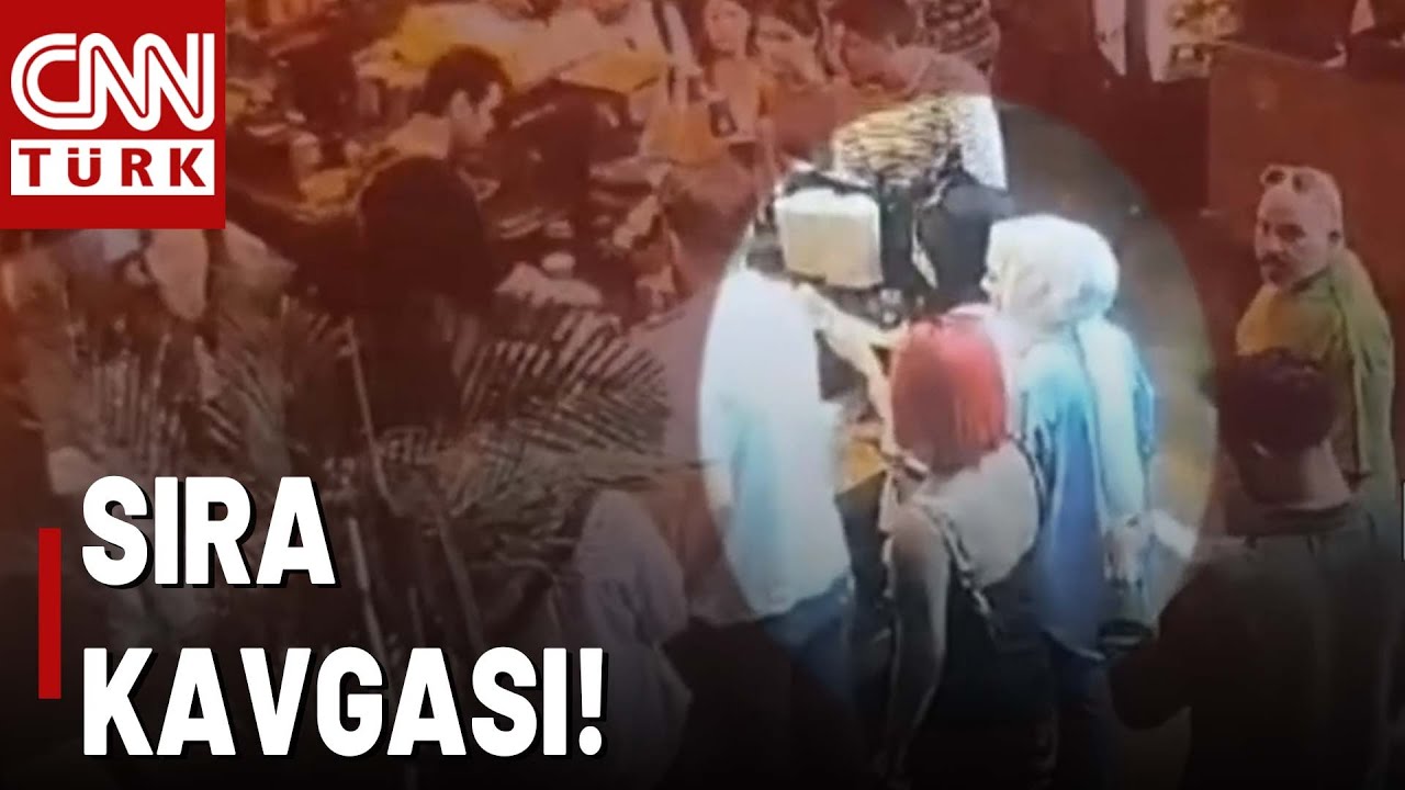 Kahve Sırasında Saç Saça Baş Başa Kavga! O Anlar Saniye Saniye Kamerada...