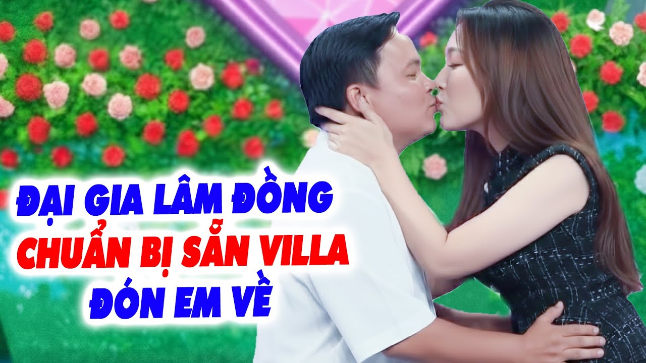 Chàng đại gia Lâm Đồng ÔM HÔN BẠN GÁI TỚI TẤP đúng trong mơ trắng nõn nà đẹp quá - Hẹn Hò Quyền Linh