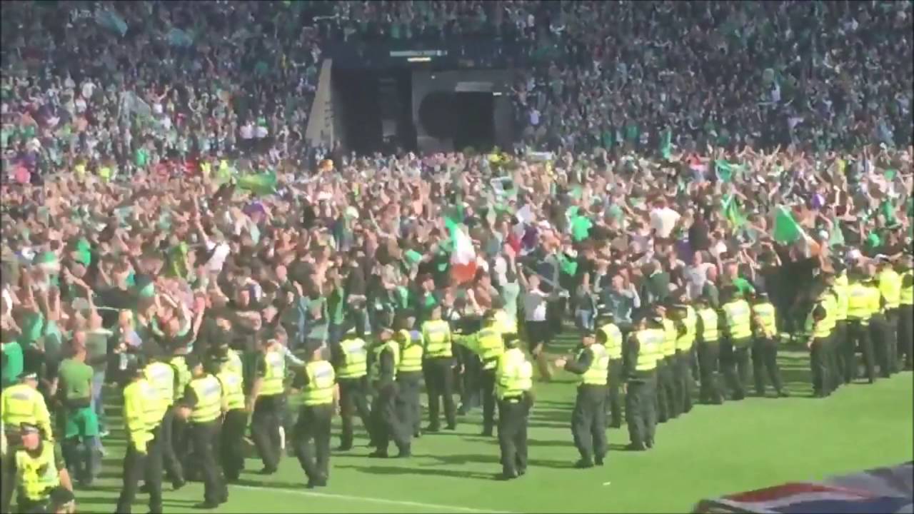Hibs Hampden Pitch Invasion Scottish Cup Final