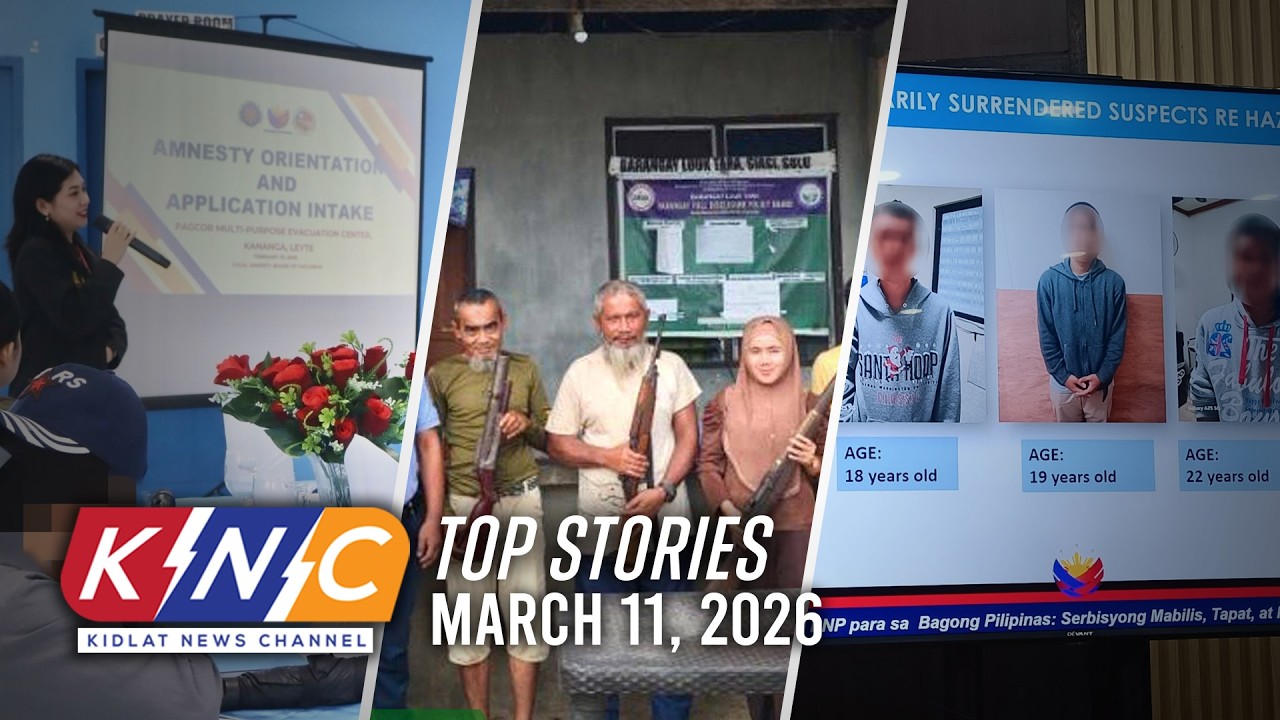 Kidlat News of the day March 11, 2026)