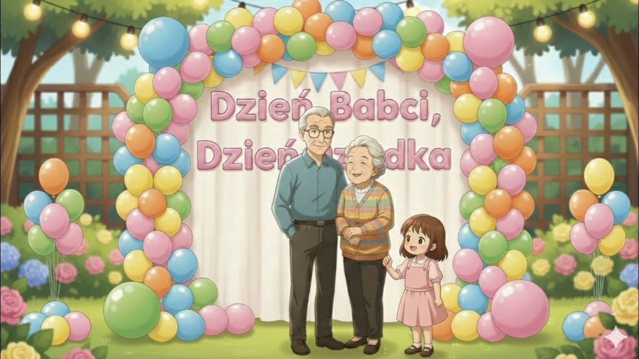 Dla Dziadka i Babci - Piosenka na dzień Babci i dzień Dziadka, Kochana Babciu kochany dziadku 