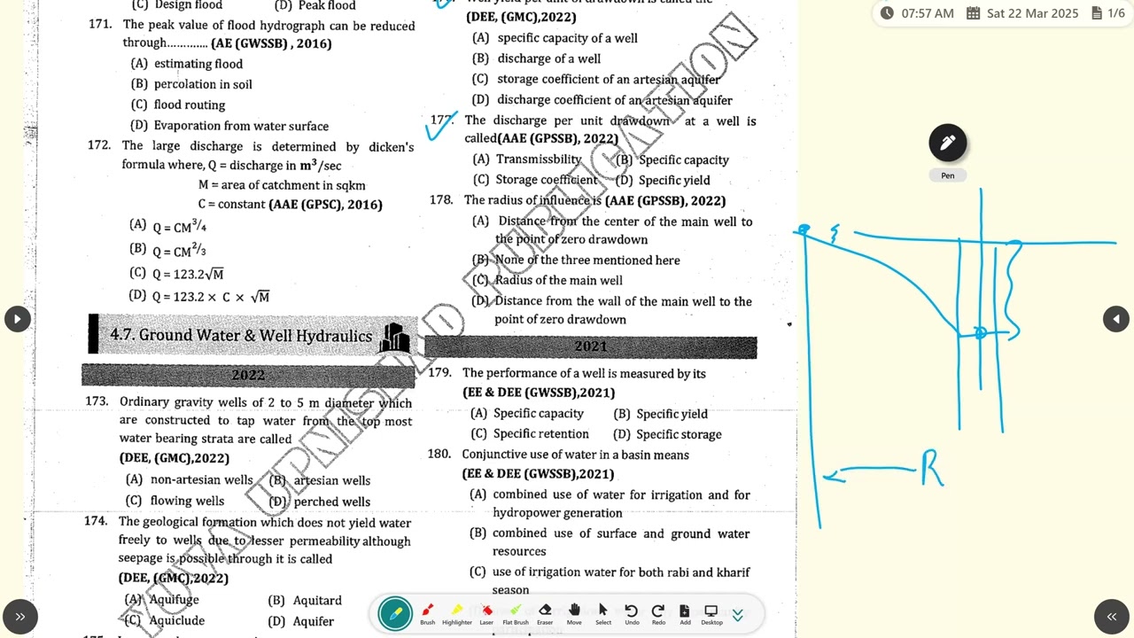 Environmental Engineering L7 | GPSC PYQs & Doubts Solving Lecture, Chapter 1 & 2 |