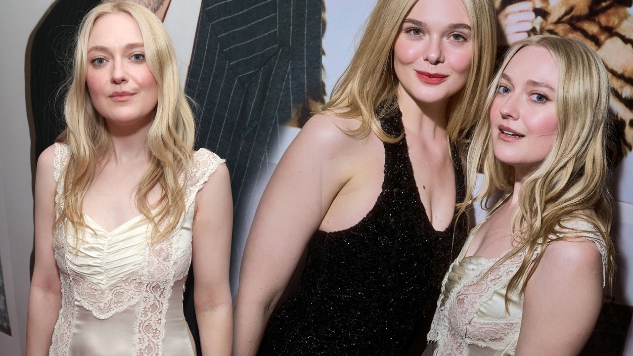 Dakota & Elle Fanning at W Magazine's Annual Best Performances Party