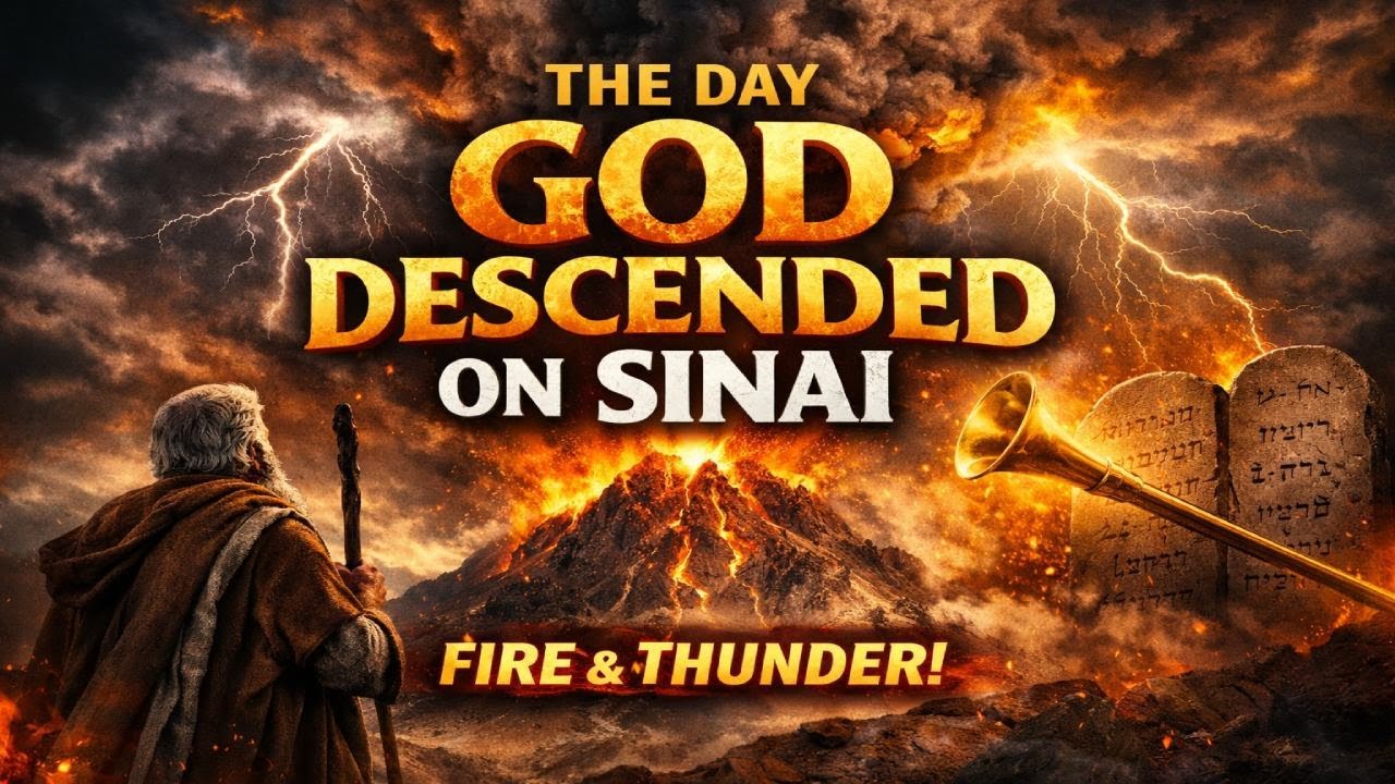 When God Descended on Mount Sinai 🔥 | Thunder, Fire & The Fearful Glory of God (PART 1)