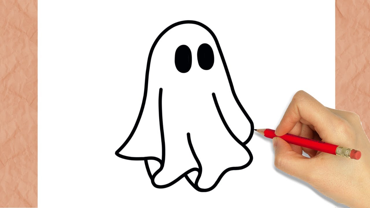 Como Desenhar um FANTASMA I Muito Fácil