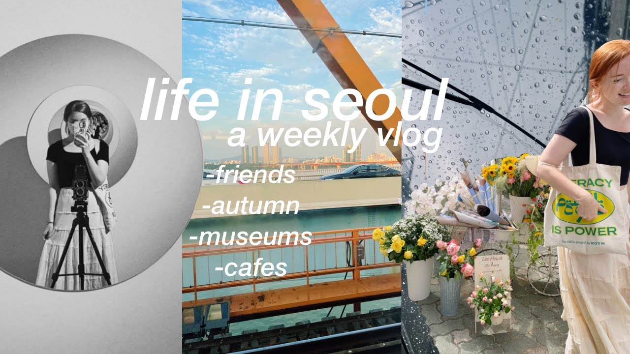 a week of my life in seoul, korea vlog | galleries, mostly my apartment lol, cafes & resetting