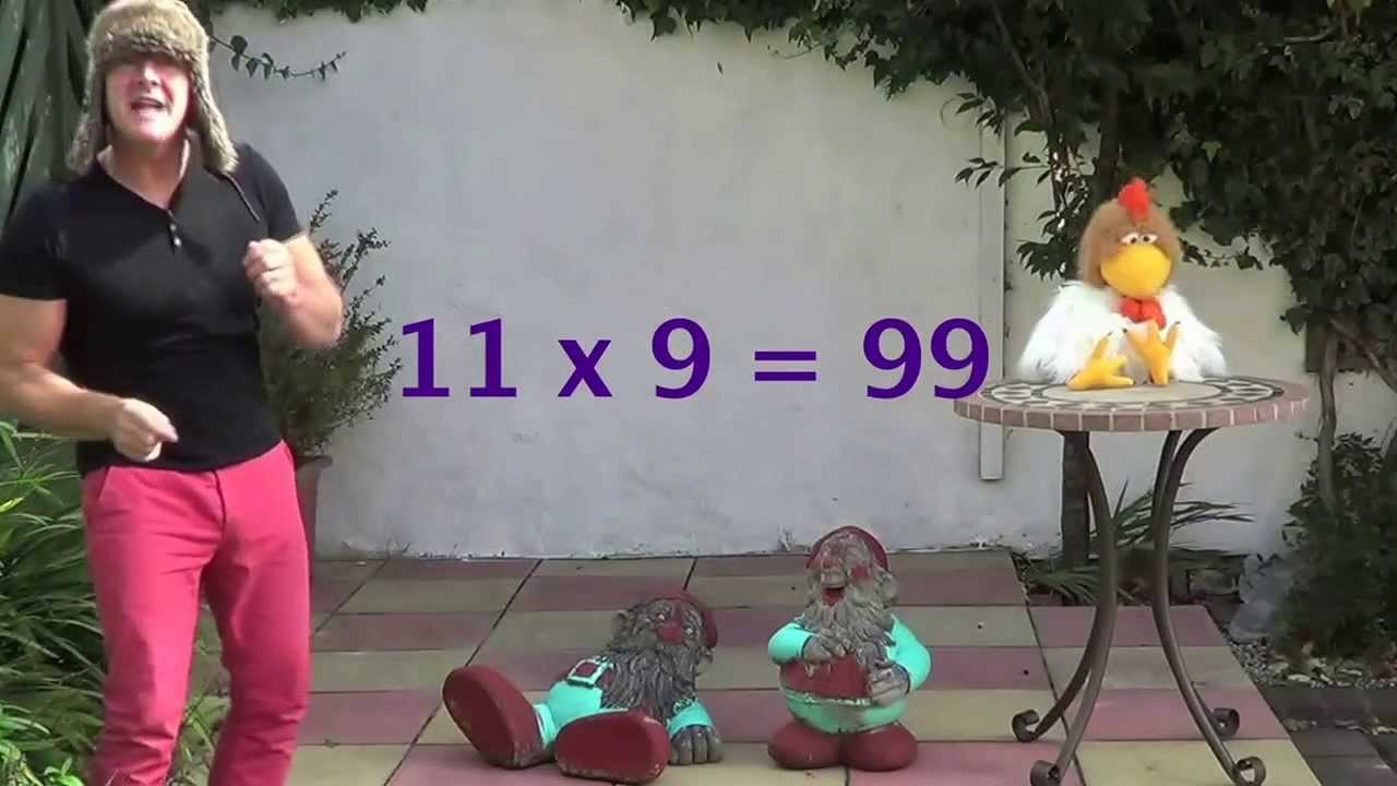 Learn your 9 times tables fast with Jingle Jeff, Professor Giggle & 